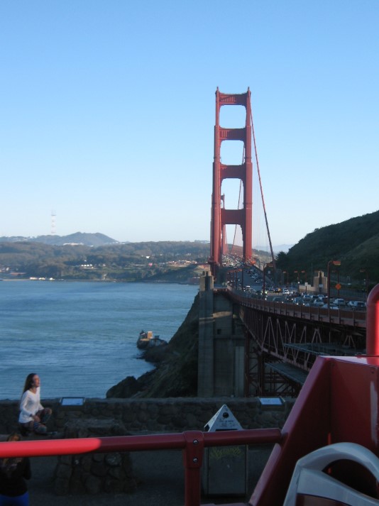 tour door San Francisco - over de Golden gate bridge  